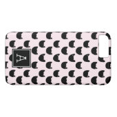 Coques Case-Mate iPhone PINK Monogram (Dos (Horizontal))