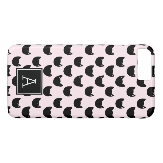 Coques Case-Mate iPhone PINK Monogram (Dos (Horizontal))