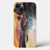 COQUES Case-Mate iPhone PINK MOUNTAINS LAC ALPINE SUNSET PAYSAGE (Verso)