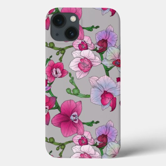 Coques Case-Mate iPhone Pink Orchids (Verso)