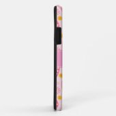 Coques Case-Mate iPhone Pink Paisley iPhone Monogramme personnalisé (Dos/Droite)