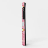 Coques Case-Mate iPhone Pink Paisley iPhone Monogramme personnalisé (Dos/Gauche)