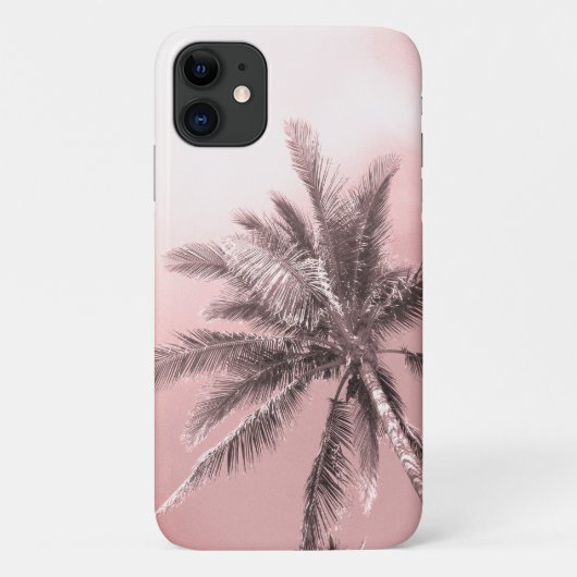Coques Case-Mate iPhone Pink Palm Tree (Dos)