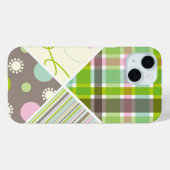 Coques Case-Mate iPhone Pink Pastels Check Dots Scribbles Stripes Patterso (Verso (horizontal))