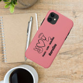 Coques Case-Mate iPhone Pink Peace Love Infirmière Appréciation