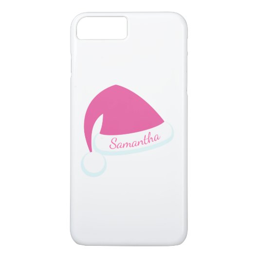 Coques Case-Mate iPhone Pink Personnalisé Santa Hat iPhone 7 (Dos)