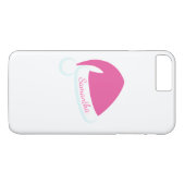 Coques Case-Mate iPhone Pink Personnalisé Santa Hat iPhone 7 (Dos (Horizontal))
