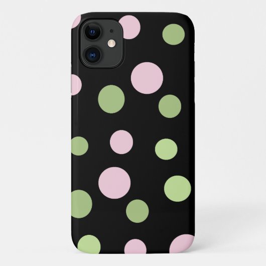 Coques Case-Mate iPhone Pink Polka Dots, Green Polka Dots, Dots, Dotted (Dos)
