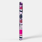Coques Case-Mate iPhone Pink Punk Halloween Trick ou Treat Nom personnalis (Verso / Droite)