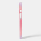 Coques Case-Mate iPhone Pink Purple Dégradé Coeur Minimal Nom du script (Verso / Gauche)