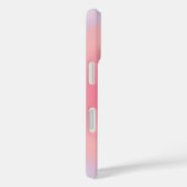 Coques Case-Mate iPhone Pink Purple Dégradé Coeur Minimal Nom du script (Verso / Droite)