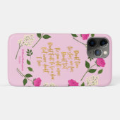 Coques Case-Mate iPhone Pink Purple Floral William Shakespeare Never Doubt (Dos (Horizontal))