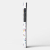 Coques Case-Mate iPhone Pink Rainbows Nuages Boho Design (Verso / Gauche)