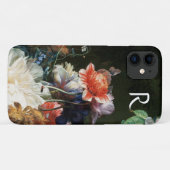 COQUES Case-Mate iPhone PINK RED ANEMONES WHITE FLOWERS, BUTTERFLY MONOGRA (Dos (Horizontal))