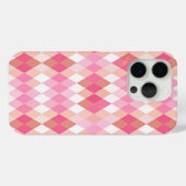 Coques Case-Mate iPhone Pink Rhombus (Verso (horizontal))