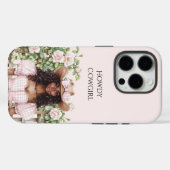 Coques Case-Mate iPhone Pink Rose Floral Fence Cowgirl (Verso (horizontal))