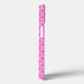 Coques Case-Mate iPhone Pink Round Floral Geometric Pattern (Verso / Droite)