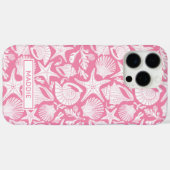 Coques Case-Mate iPhone Pink Shells Personalized (Verso (horizontal))