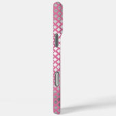 Coques Case-Mate iPhone Pink Silver Snake Print (Verso / Droite)