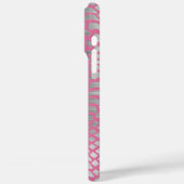 Coques Case-Mate iPhone Pink Silver Snake Print (Verso / Gauche)