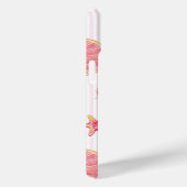 Coques Case-Mate iPhone Pink Stripe Summer Marine Pattern (Verso / Droite)