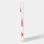 Coques Case-Mate iPhone Pink Stripe Summer Marine Pattern (Verso / Gauche)