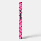 Coques Case-Mate iPhone Pink Sur Tartan Rose Plaid Design Motif (Verso / Gauche)