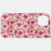 Coques Case-Mate iPhone Pink Tie Dye Floral (Verso (horizontal))