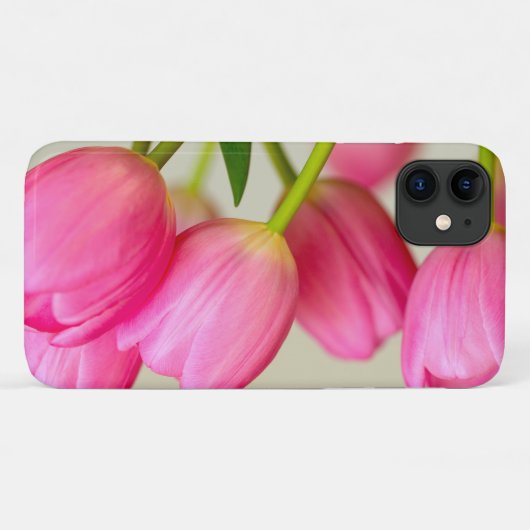 Coques Case-Mate iPhone Pink Tulips (Dos (Horizontal))
