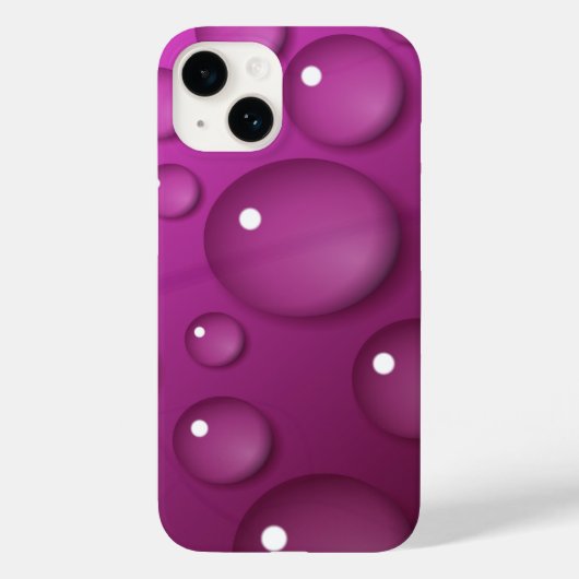 Coques Case-Mate iPhone Pink Water Drop (Verso)