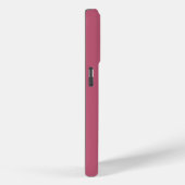 Coques Case-Mate iPhone Pink White Racing Stripes Nom élégant (Verso / Droite)