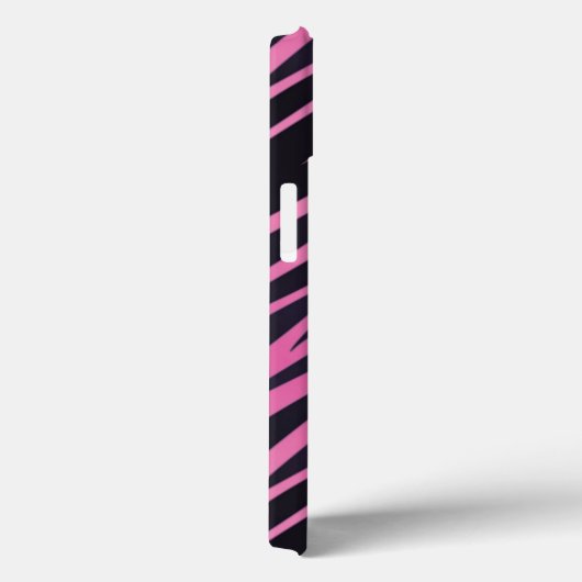 Coques Case-Mate iPhone Pink Zebra Stripe (Verso / Droite)