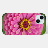 Coques Case-Mate iPhone Pink zinnia - floral (Verso (horizontal))