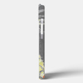 Coques Case-Mate iPhone Pinneappa jaune tropical sur gris (Verso / Gauche)