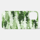 Coques Case-Mate iPhone Pins Neige : Aquarelle Noël. (Verso (horizontal))