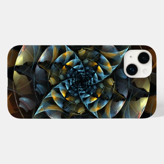 Coques Case-Mate iPhone Pinwheel Art Abstrait (Verso (horizontal))