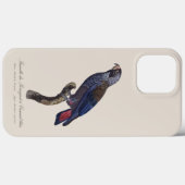 Coques Case-Mate iPhone Pionus fuscus, Pione fuscus ou Pion gris-brun (Verso (horizontal))