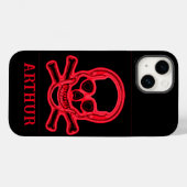 Coques Case-Mate iPhone Pirate Day, personnalisée (Verso (horizontal))