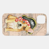 Coques Case-Mate iPhone Pirate de Bulldog (Verso (horizontal))