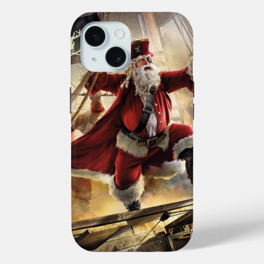 Coques Case-Mate iPhone Pirate Père Noël (Verso)