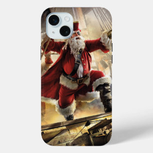 Coque iPhone 15 Mini Pirate Père Noël