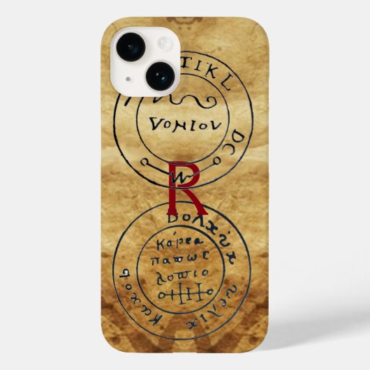 COQUES Case-Mate iPhone PIRATES ANCIENNES CARTES DE TRÉSORERIE MONOGRAM (Verso)