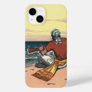 Coque Pour iPhone 14 Pirates Vintage, Naufragés sur une Île Déserte