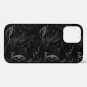 Coques Case-Mate iPhone Pisces Constellation Hevelius 1690 Carte Engraving (Verso (horizontal))