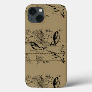 iPhone 13 Coque Pisces Constellation Hevelius 1690 Engraving