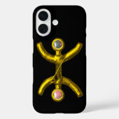 Coques Case-Mate iPhone PISCES OR ZODIAC JEWEL rose blanc perles noir (Verso)