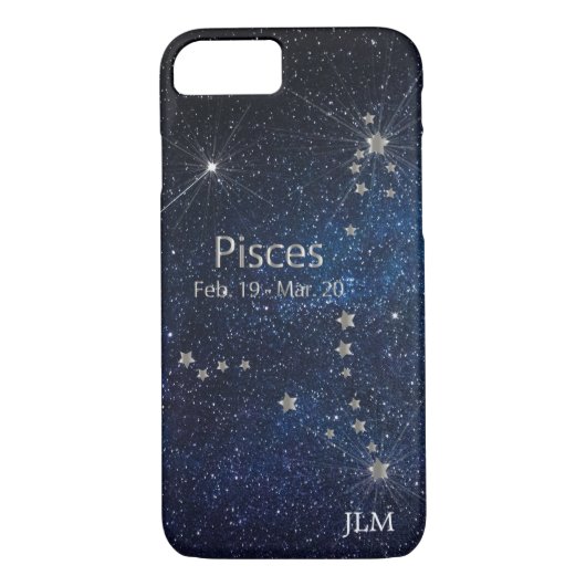 Coques Case-Mate iPhone Pisces - Symbole Zodiac (Dos)