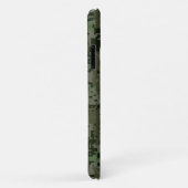 Coques Case-Mate iPhone Pisces Zodiac Sign on Woodland Digital Camo Deco (Dos/Droite)