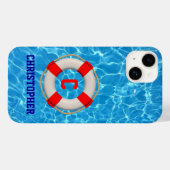 Coques Case-Mate iPhone Piscine Coach Piscine Lifesaver (Verso (horizontal))