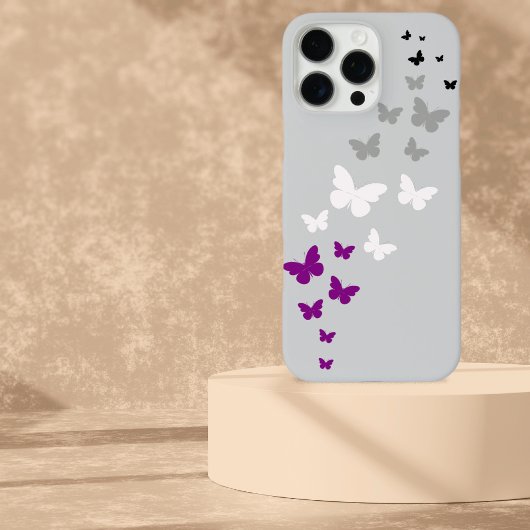Coques Case-Mate iPhone Piste à papillon de la fierté sexuelle